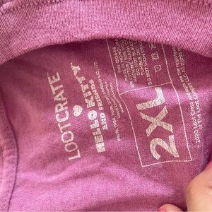 Hello Kitty Lootcrate Pink T-Shirt 2XL
